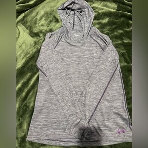 Under Armour Women's Heathered Gray Hoodie